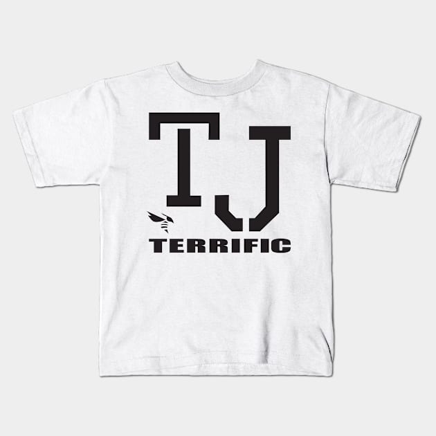 Main Logo Black  Apparrel Kids T-Shirt by Terrio Jenkins LLC